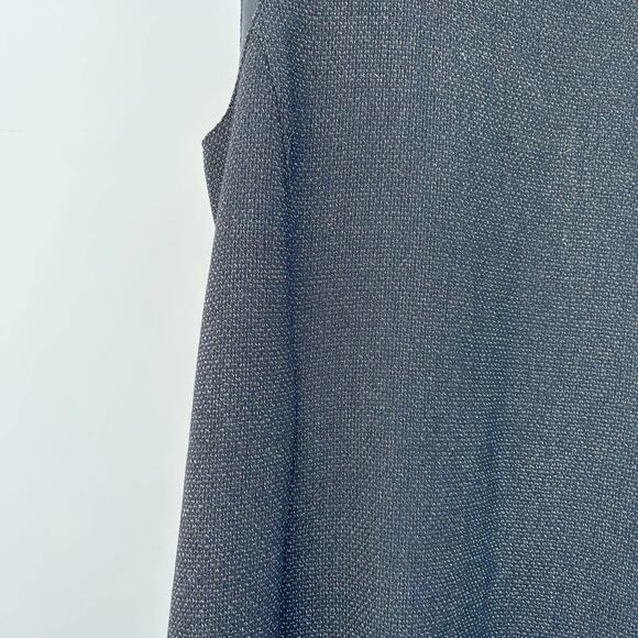 MaxMara Virgin Wool Tweed Sleeveless Shift Mini Dress Size 12 - Picture 7 of 11